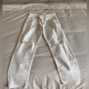 Zara Off White Jeans
